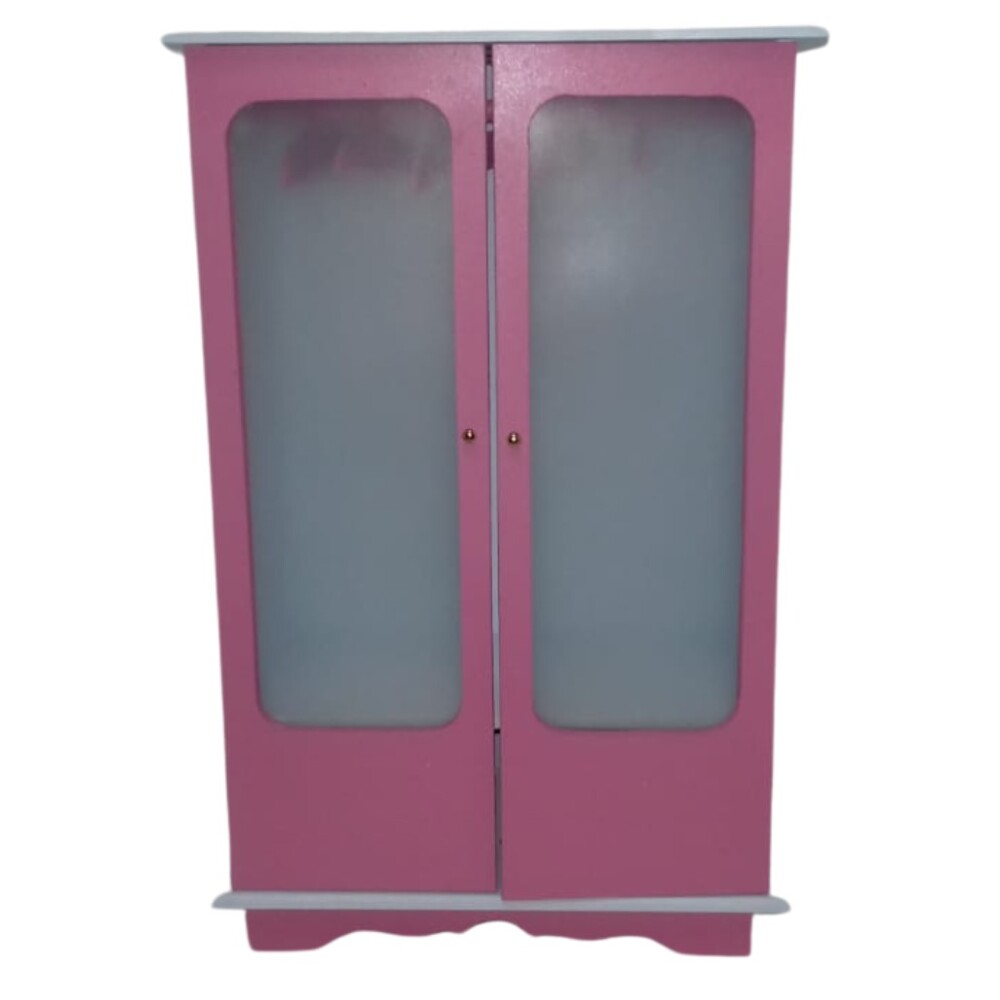 Guarda Roupas 42x27x16 Decorado pra roupa de Boneca Brinca Comigo