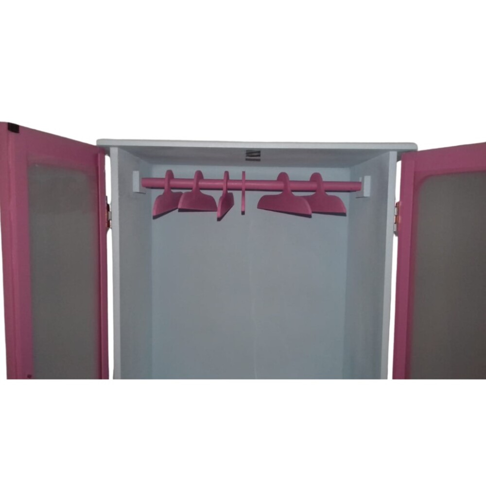 Guarda Roupas 42x27x16 Decorado pra roupa de Boneca Brinca Comigo