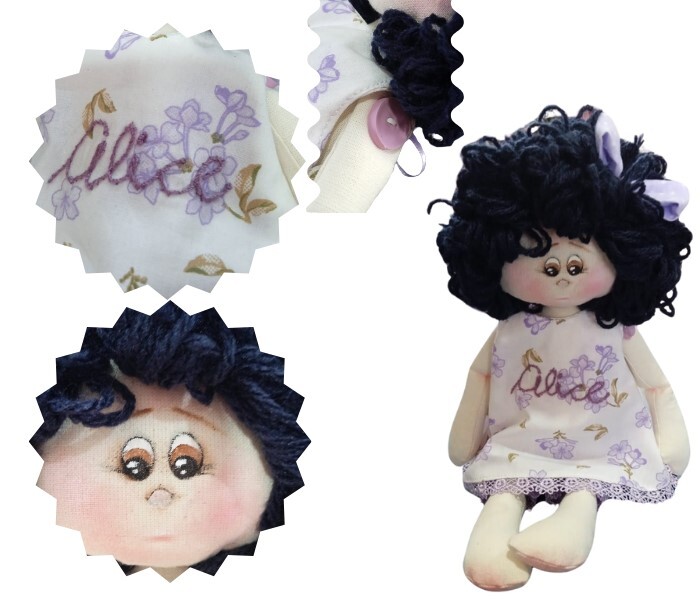 Boneca de Pano Tal Mãe Tal Filha/ Tal Boneca Tal Menina