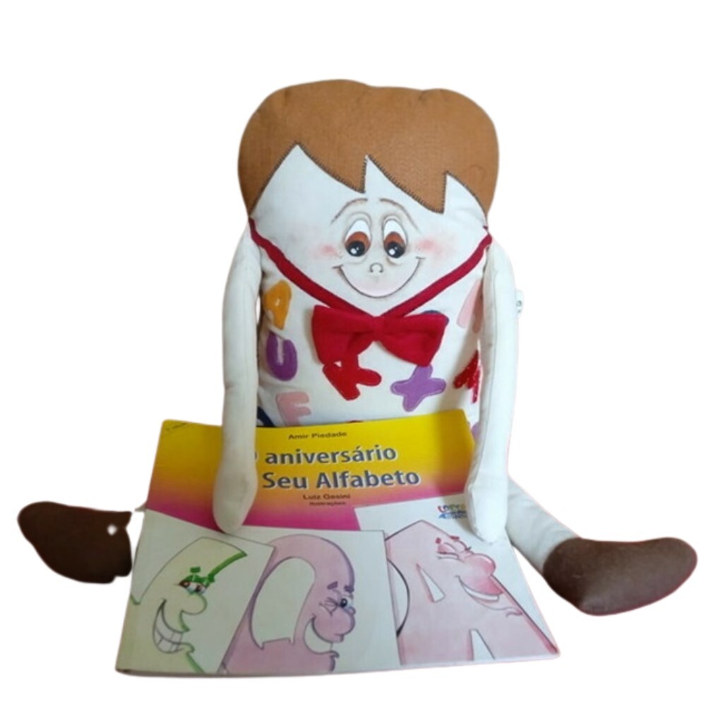 Boneco de Pano Senhor Alfabeto/boneco de Pano Pedagógico