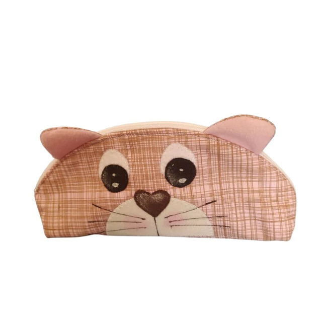 Estojo Infantil de Bichinho/Gato/nécessaire/estojo escolar