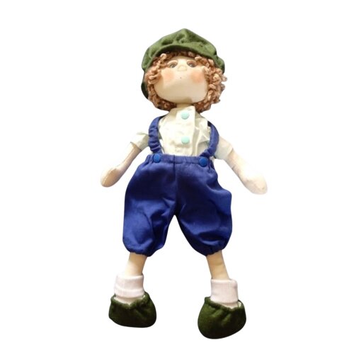 Boneca de Pano Menino para brincar e decorar