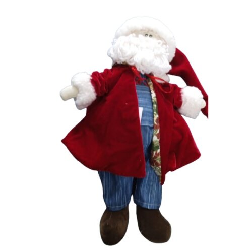 Boneca de Pano Brinca Comigo Papai Noel/ Porta Presente