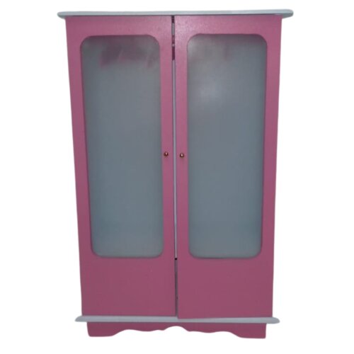 Guarda Roupas 42x27x16 Decorado para Boneca Brinca Comigo
