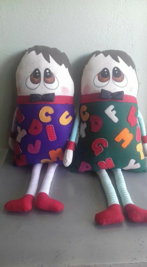 Boneco de Pano Senhor Alfabeto 1/boneco de Pano Pedagógico