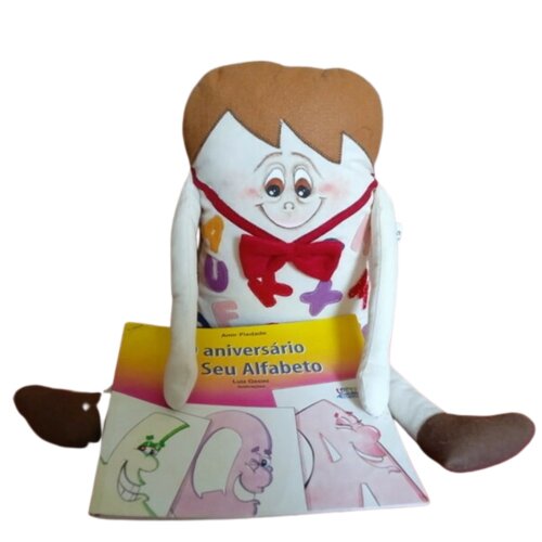Boneco de Pano Senhor Alfabeto/boneco de Pano Pedagógico