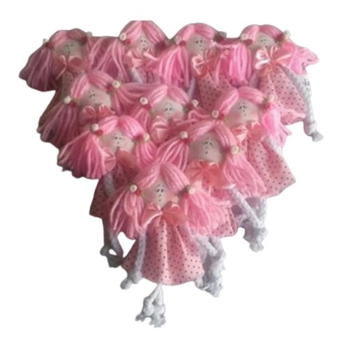 Chaveiro Menina Rosa