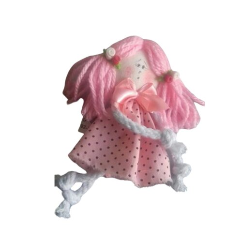 Chaveiro Menina Rosa