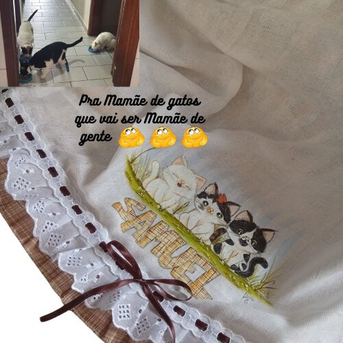 Fralda Personalizada com Pintura a Mão