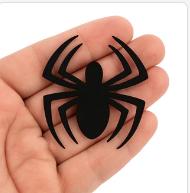 50 apliques aranha - recortes EVA - festa Halloween