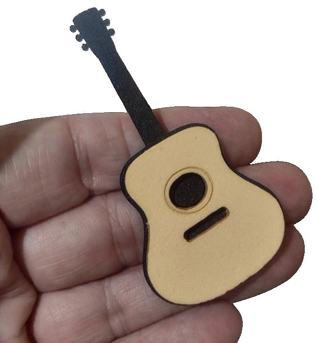 20 - Apliques Violão de EVA - ótimo pra lembrancinhas infantis