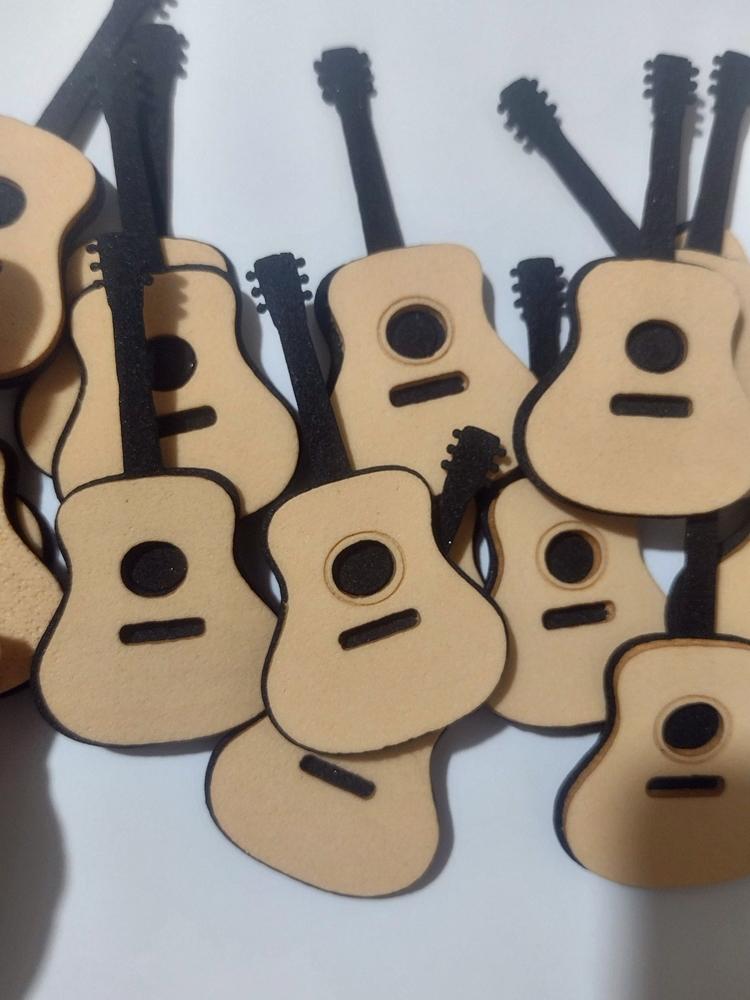 20 - Apliques Violão de EVA - ótimo pra lembrancinhas infantis