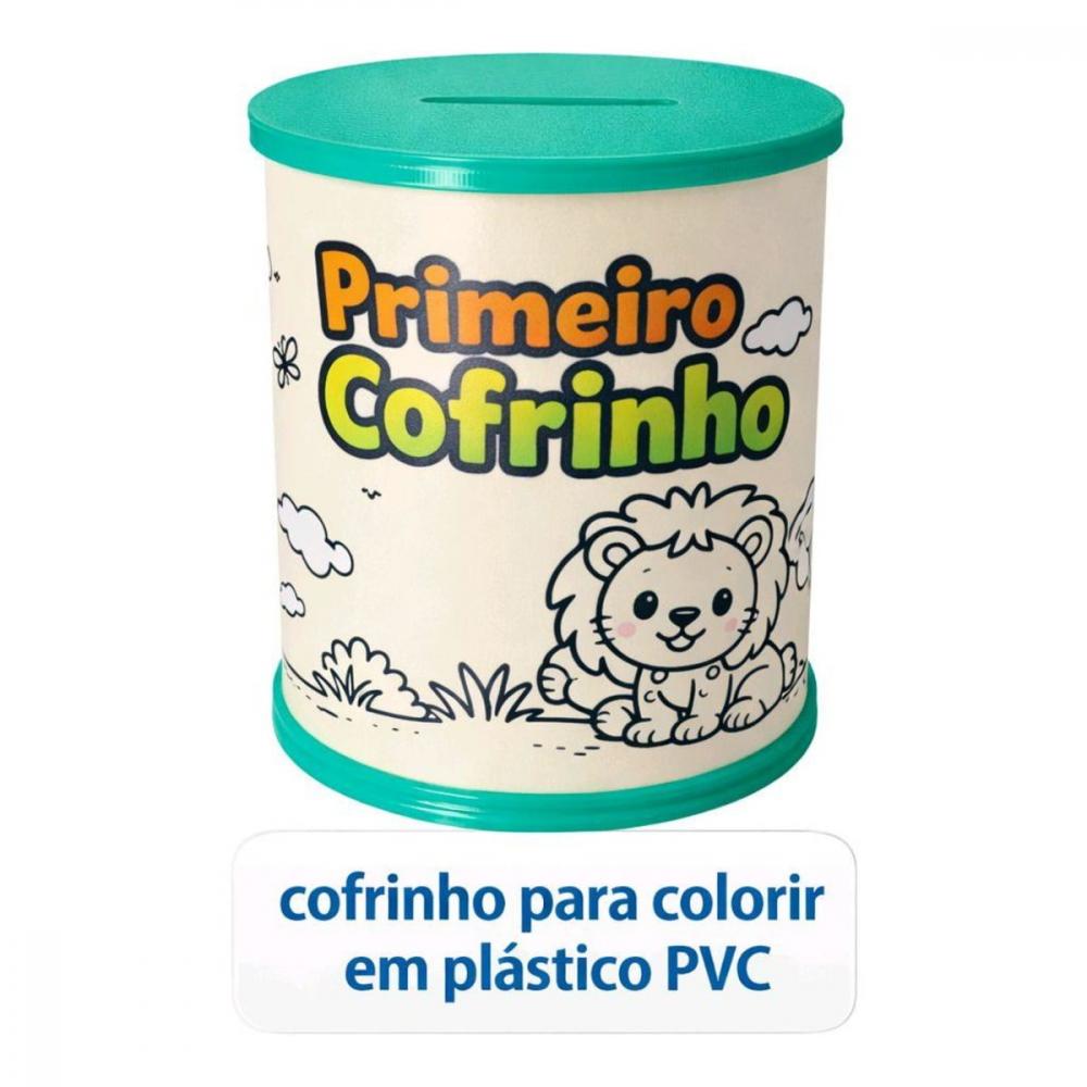 10 Cofrinhos Safari Personalizado Infantil Lembrancinha com Nome
