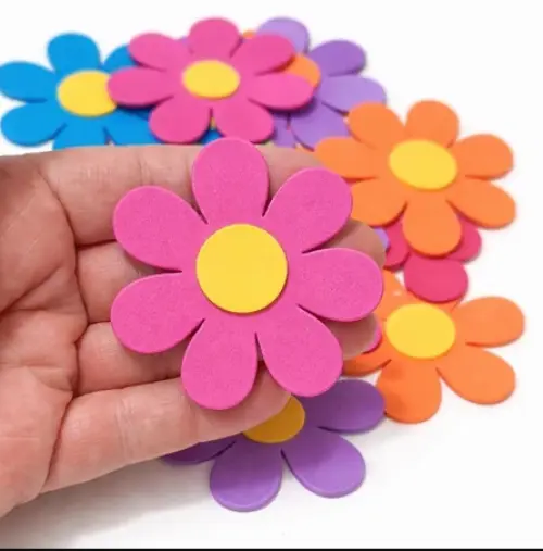 20/40 Apliques flores de Eva para enfeite, para lembrancinhas.