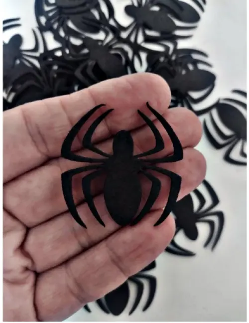 50 apliques aranha - recortes EVA - festa Halloween
