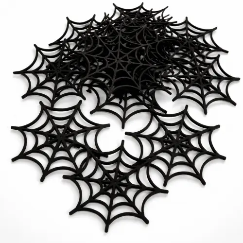 20 Apliques no EVA - TEIA DE ARANHA
