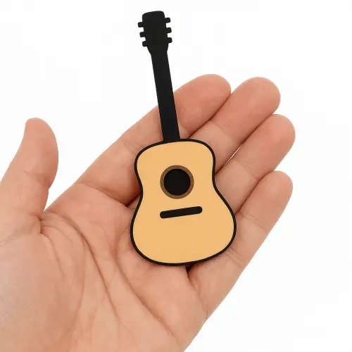 20 - Apliques Violão de EVA - ótimo pra lembrancinhas infantis