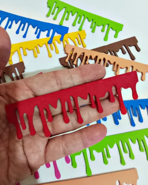 15 Aplique de Tirinha Apliques EVA para Artesanato | Lembrancinhas | Enfeite Escolar