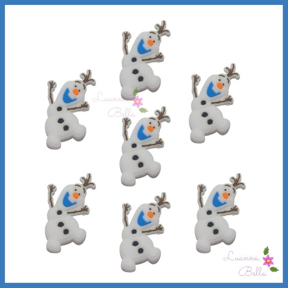 Aplique Emborrachado Olaf Frozen - pcts c/ 7 unds
