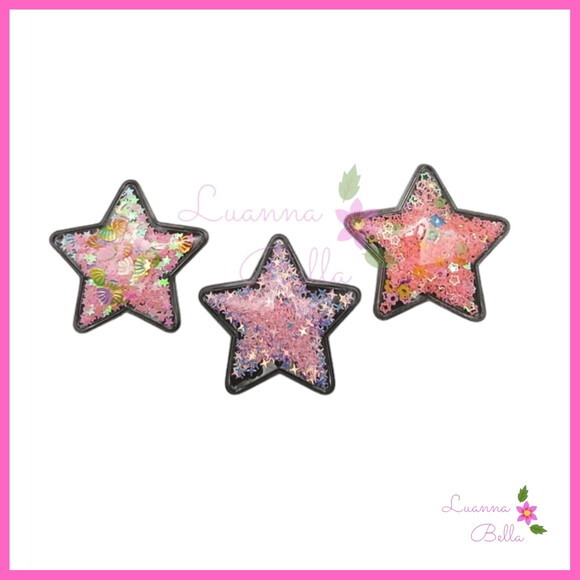 Aplique Estrela Com Enchimento - Pct c/4 unds