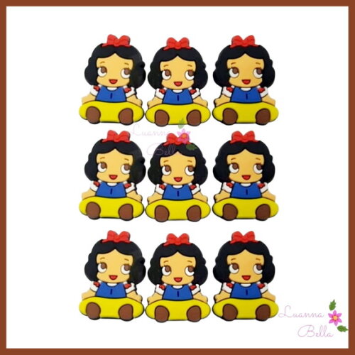 Aplique Emborrachado Branca Baby - pcts c/7 unds