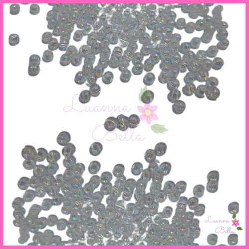Missanga Leitosa Furta Cor Transparente -Pct c/ 60 gramas