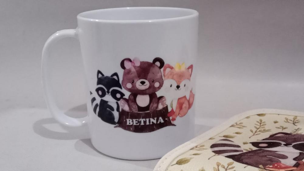 Lembrancinha Bosque Encantado _ Caneca
