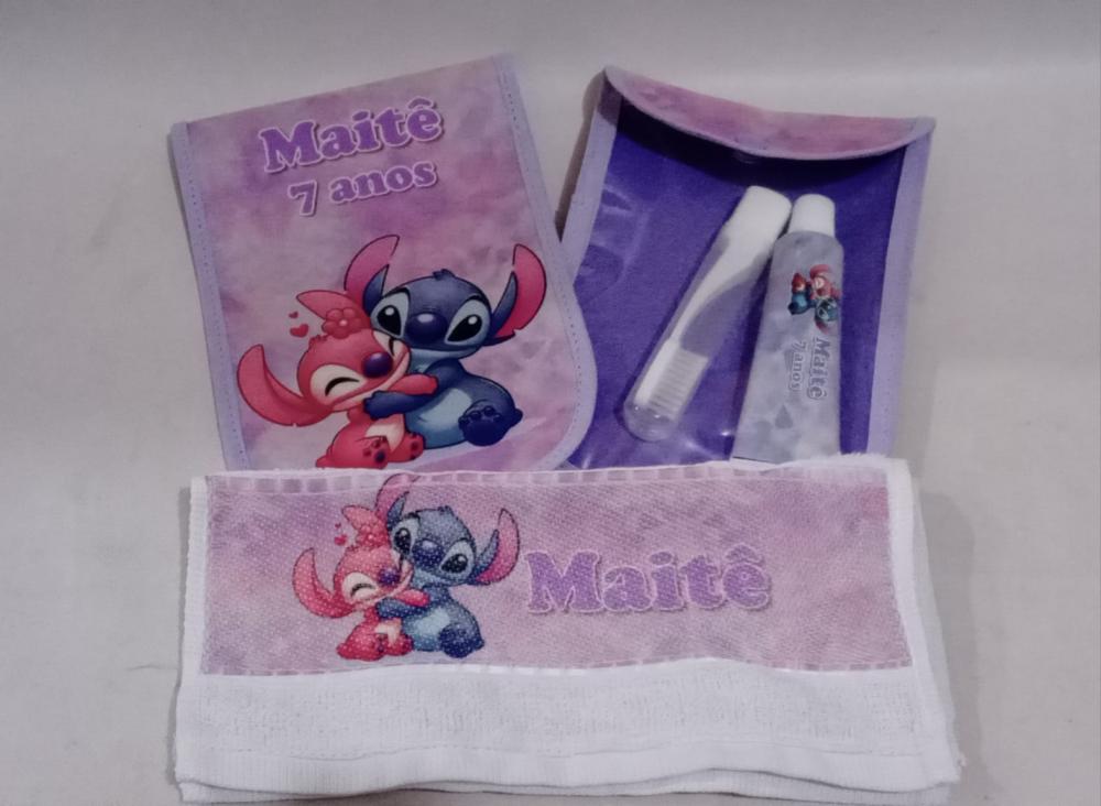 Lembrancinha Stitch - Kit Higiene