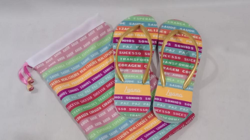 Chinelo personalizado_presente natal