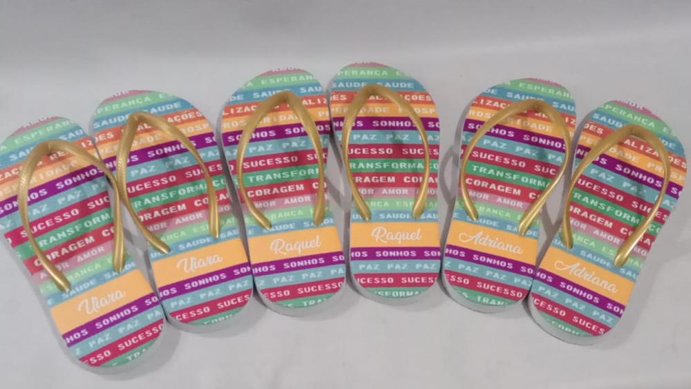 Chinelo personalizado_presente natal