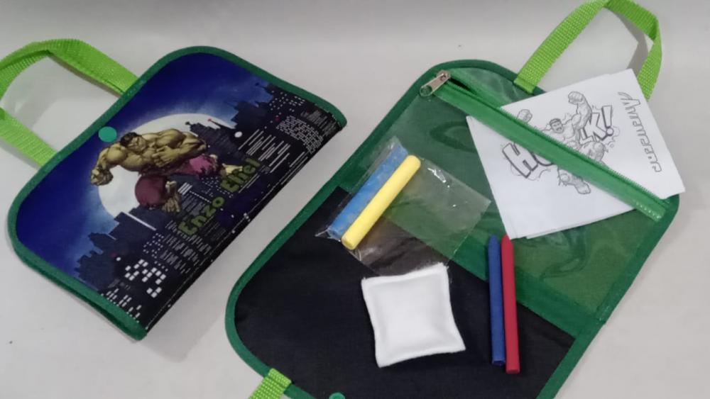 Lembrancinha Hulk _ Lousa de Tecido