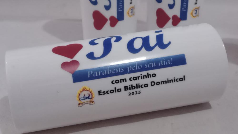 Lembrancinha dia dos pais - copo personalizado