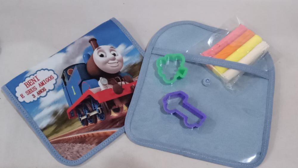 Lembrancinha Thomas e seus amigos - kit massinha