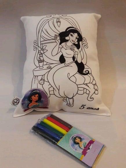 almofada para colorir_ princesa jasmine