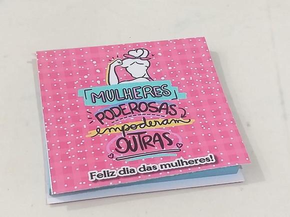 Cadernetas Dia das Mulheres