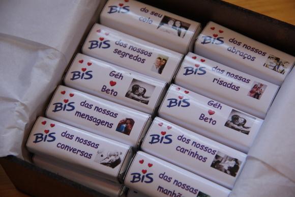 Caixa com fotos