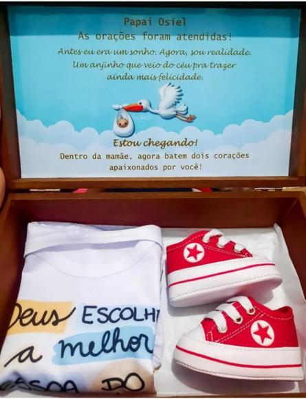 Caixa Revelação Gravidez