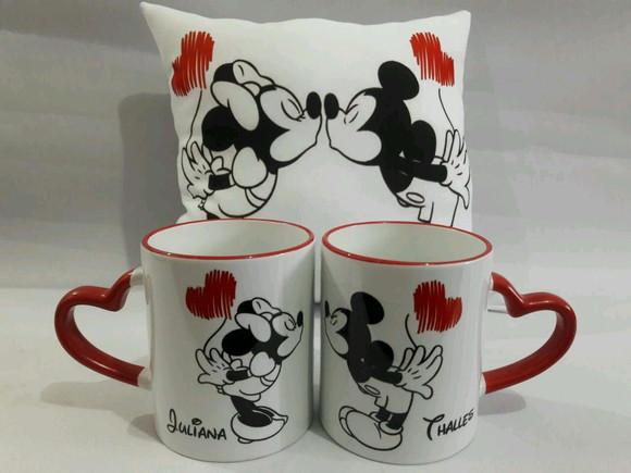 Caneca e almofada _ namorados