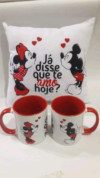Caneca e almofada _ namorados