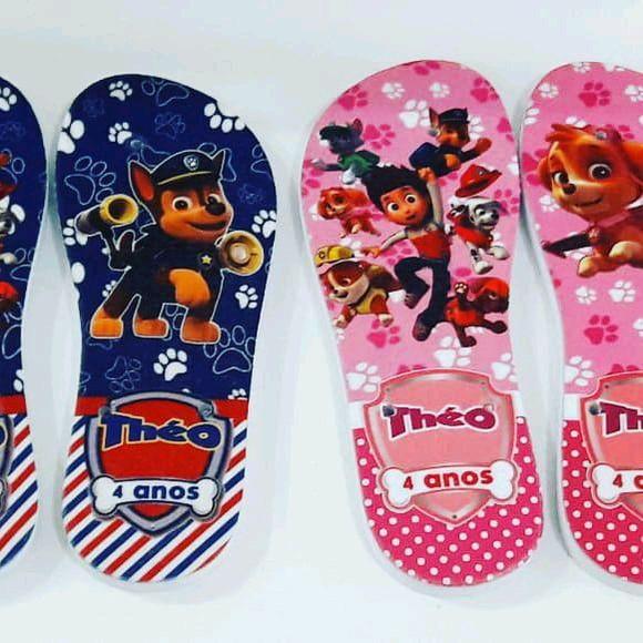 Chinelo Patrulha Canina