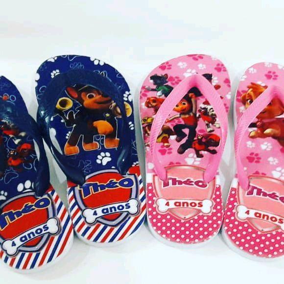 Chinelo Patrulha Canina