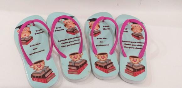 Chinelo personalizado_dia dos professores