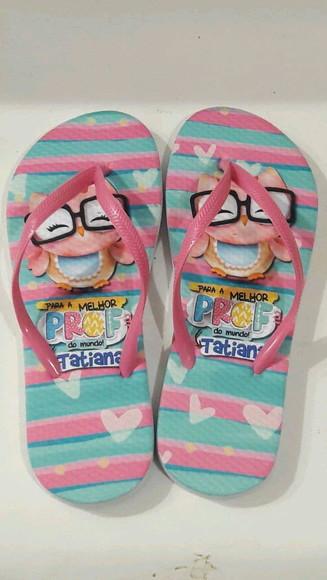 Chinelo personalizado_dia dos professores