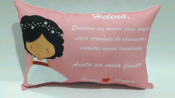 Convite Daminha e Pajem-almofada