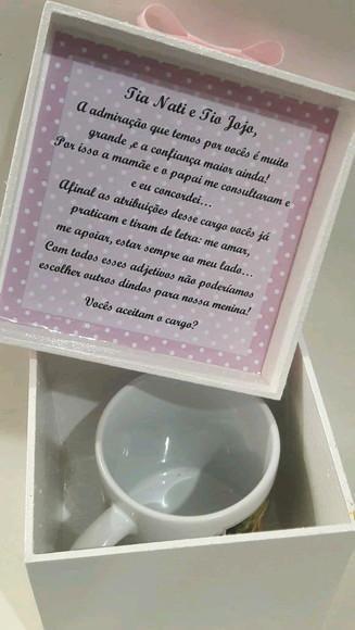 Convite madrinha consagração