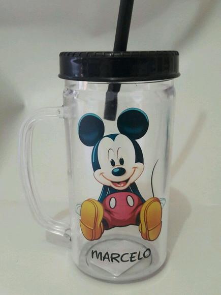 Copo com canudo _ 200ml