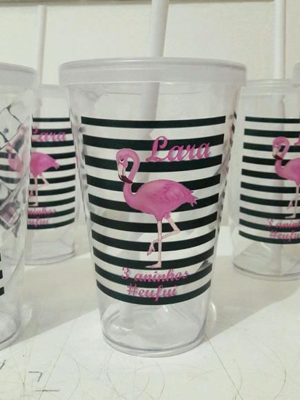 Copo twist flamingo