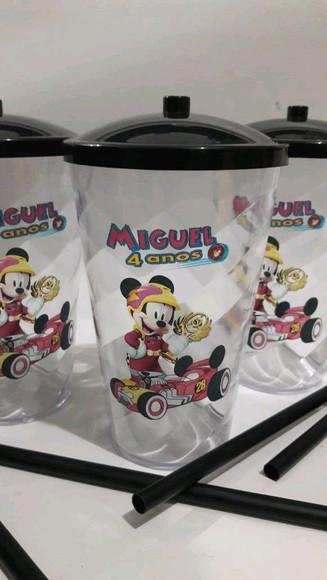 Copo Twister Mickey Sobre Rodas