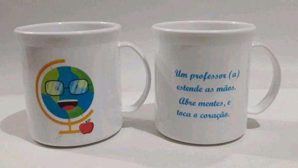 Dia dos Professores_ Caneca Acrilico