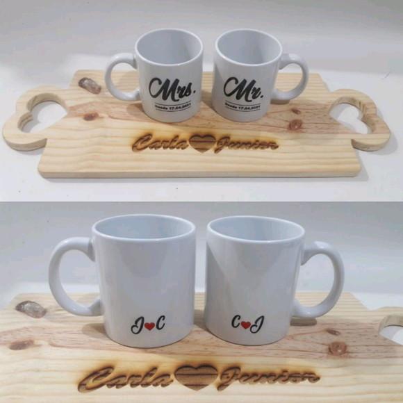 Kit Caneca Casal Personalizada _ Presente Dia dos Namorados